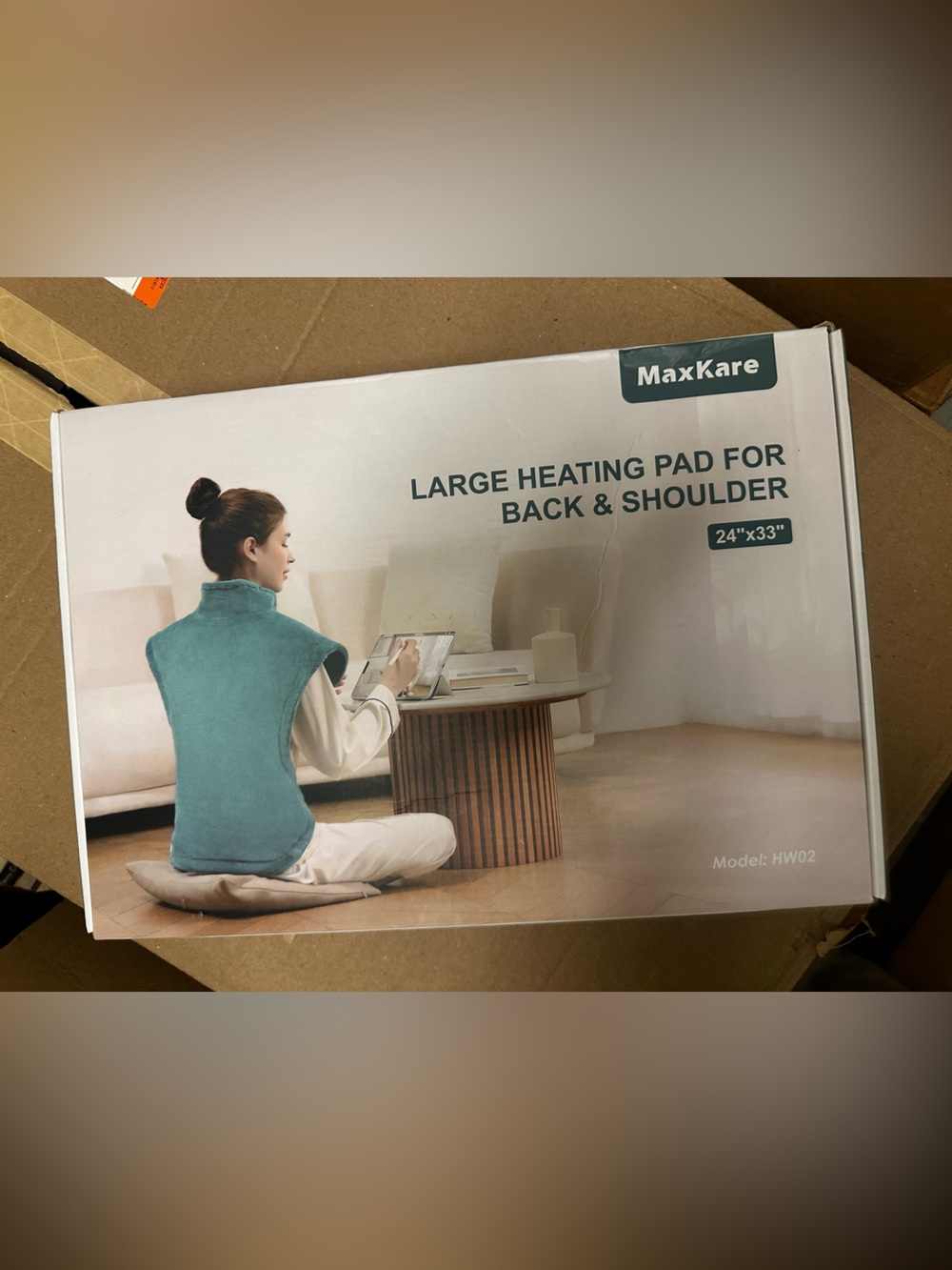 🌹Large Teal Heating Pad for Back & Shoulder